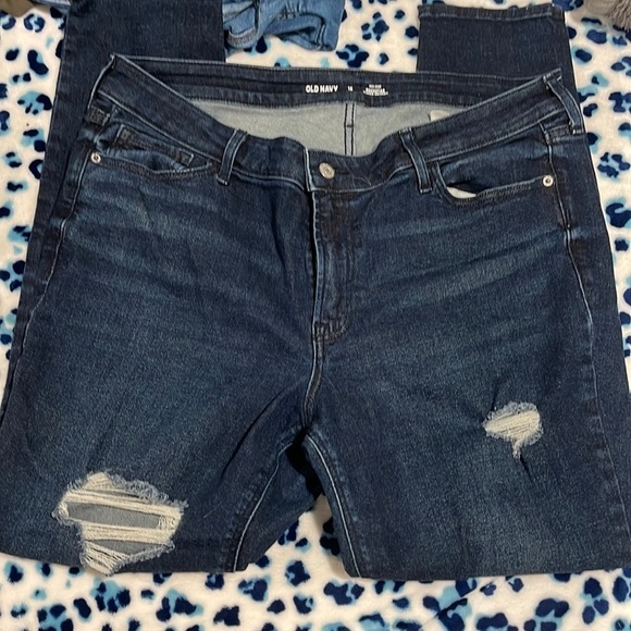 Old navy rockstar skinny fit mid rose - Picture 1 of 3